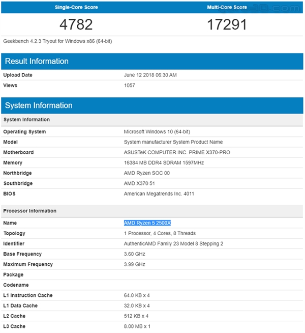 AMD 12nm二代锐龙新品现身：Ryzen 3 2300X/5 2500X