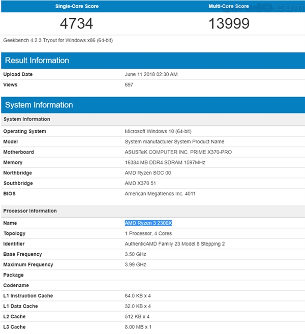 AMD 12nm二代锐龙新品现身：Ryzen 3 2300X/5 2500X
